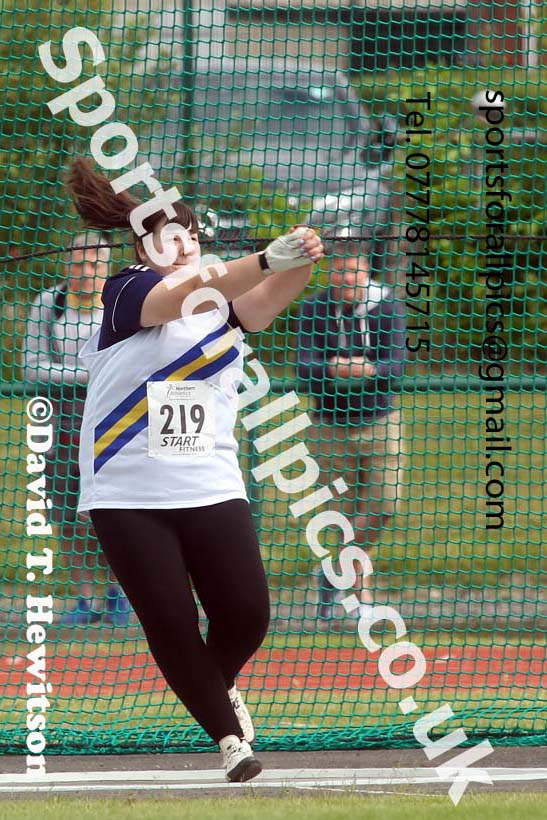 Womens hammer, 2021 Northern Senior and Under-20s Champs., Leigh. Photo: David T. Hewitson/Sports for All Pics